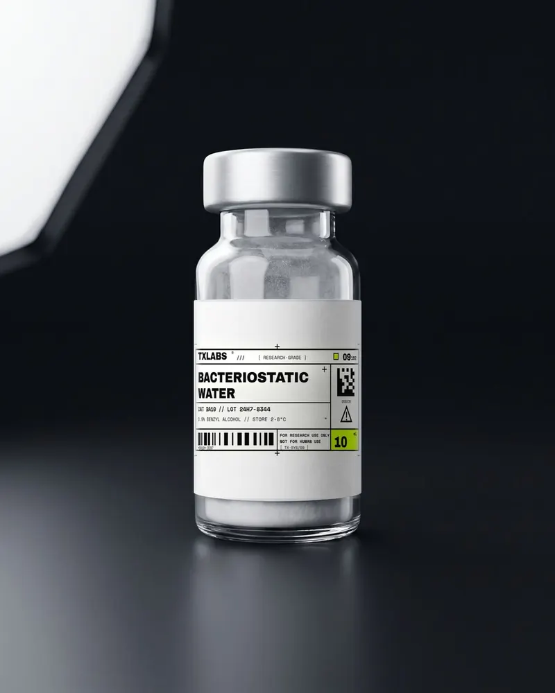 Bacteriostatic Water research peptide vial